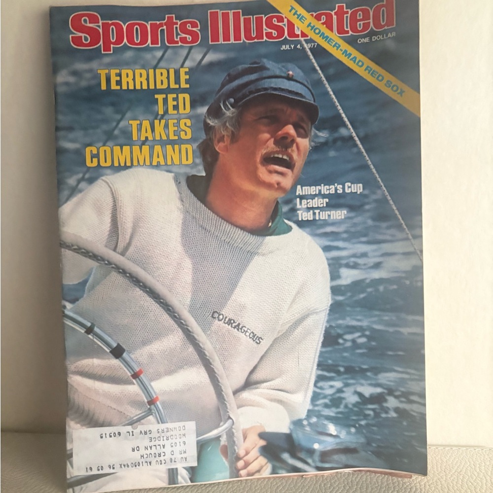 Sports Illustrated Magazine July 4 1977 Ted turner